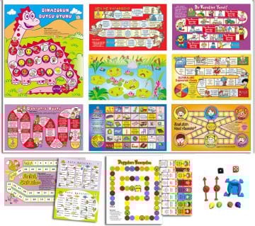 Masa oyun seti 10'lu anaokulu için