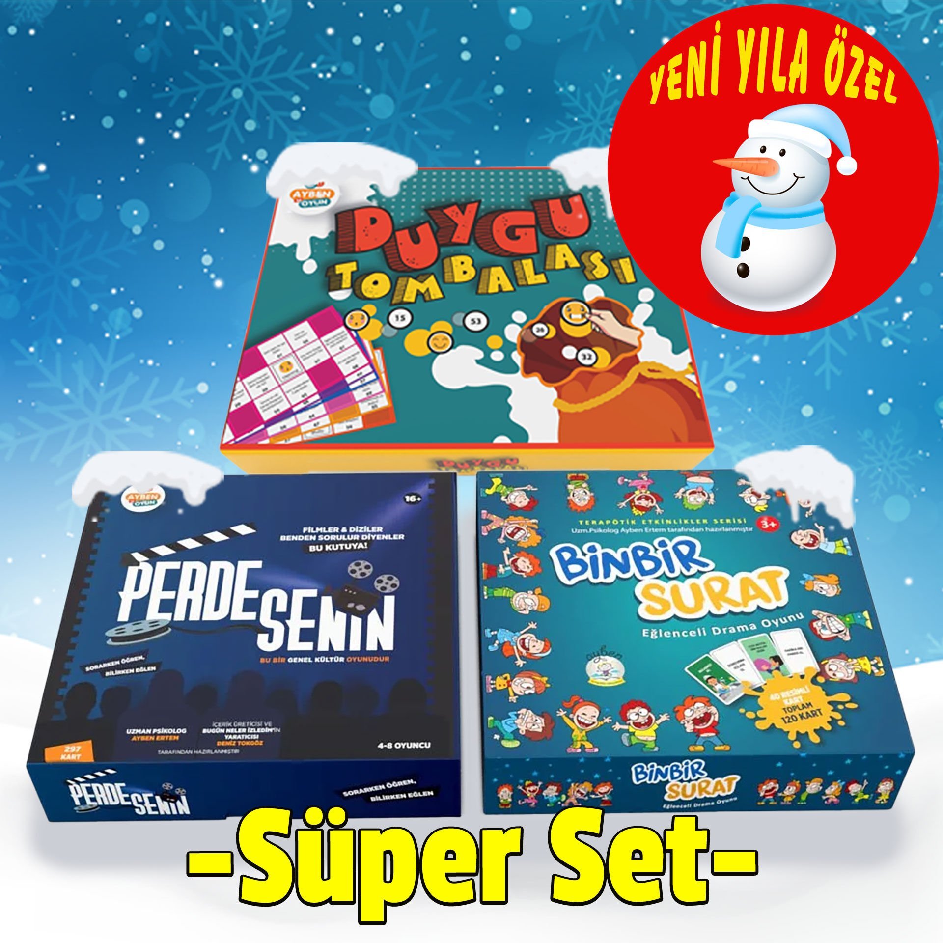 Süper kutu oyun seti