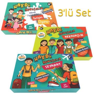 Haydi Konuşalım iletişim kart seti 3'lü